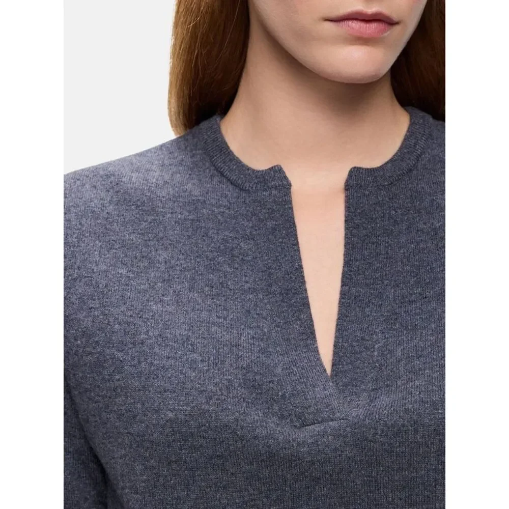 Pinko Women Pinko Wool And Cashmere Crewneck Jumper With Short Puff Sleeves
